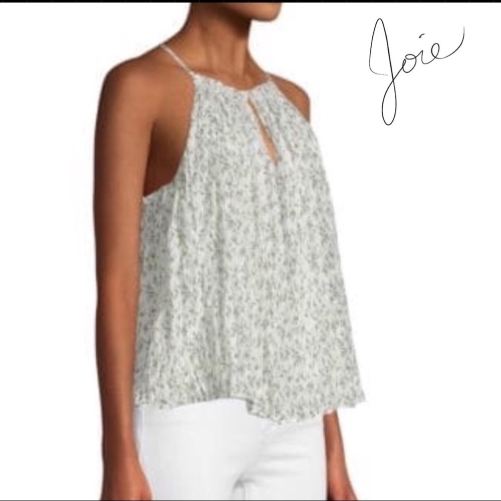 Joie Hirota Lightweight Keyhole Silk Romantic Top Size XS NWT